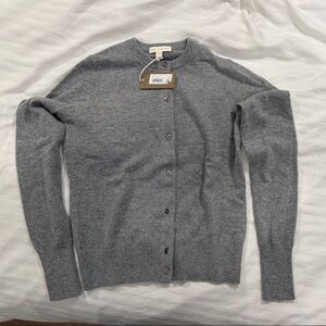 ANN MASHBURN Gray Women's Cardigan